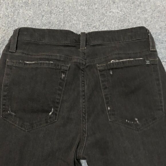 Joe’s Jeans 26 Dark Blue Distressed Mid Rise Raw Hems 27 in Inseam Women's - Picture 9 of 12